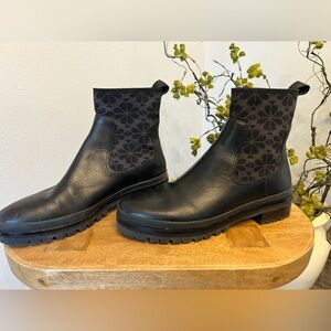 Kate Spade Black Leather Boots